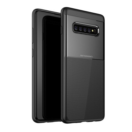 Чехол UNBREANK Carbon Fiber на Samsung Galaxy S10+Plus-черный