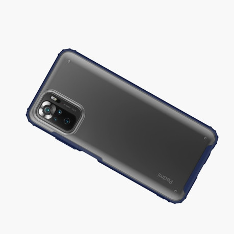 Ударозащитный чехол Four-corner на Xiaomi Redmi Note 10/10s/Poco M5s - синий
