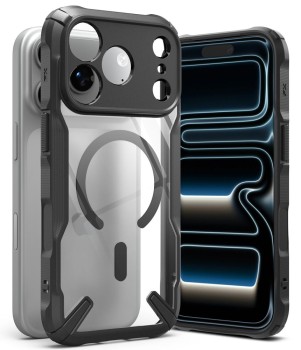 Оригинальный чехол Ringke Fusion X Magnetic MagSafe для iPhone 17 Pro / 18 Pro - Matte Black — чёрный