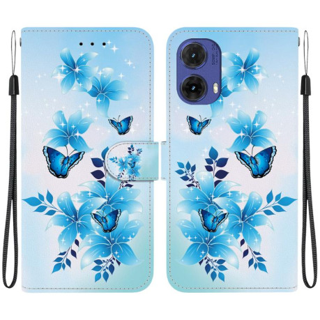 Чохол-книжка Colored Drawing Series Motorola Moto G85 5G - Butterflies
