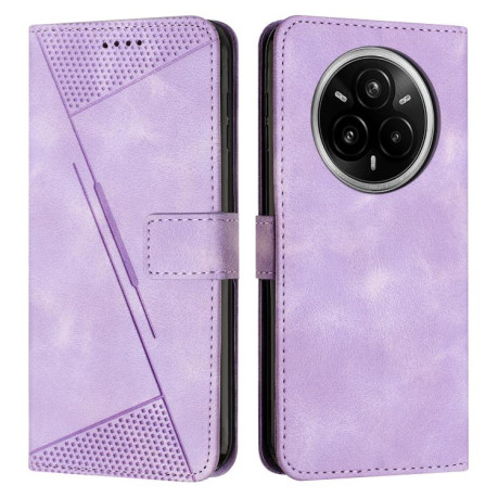 Чохол-книжка Dream Triangle Leather на Realme 14 Pro+ - фіолетовий