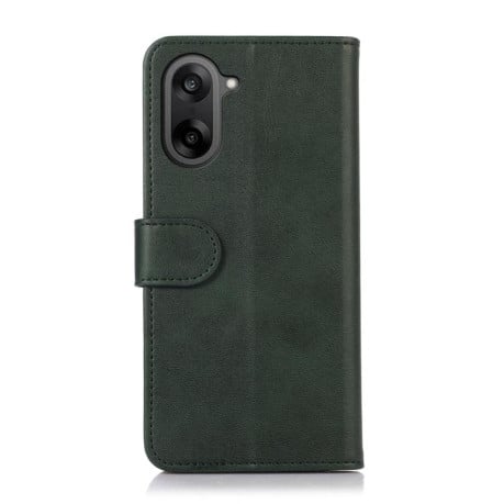 Чехол-книжка Cow Texture на OnePlus Nord CE5 / Ace 5 - зеленый