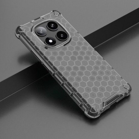 Противоударный чехол Honeycomb на Xiaomi  Redmi Note 14 Pro 5G/Poco X7 - черный
