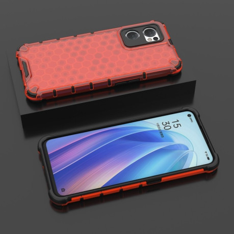 Протиударний чохол Honeycomb на Reno7 5G Global/ Find X5 Lite/OnePlus Nord CE2 5G - червоний