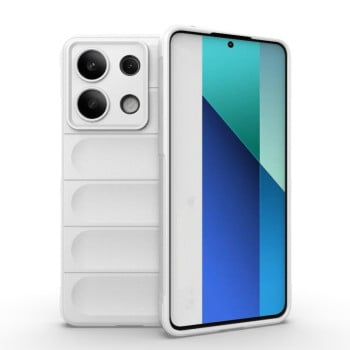 Силіконовий чохол Magic Flannel для Xiaomi Redmi Note 13 4G Global - білий