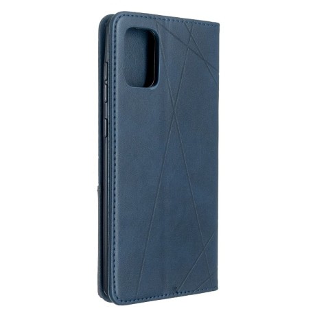 Чехол-книжка Rhombus Texture на Samsung Galaxy A71 / А715 - синий