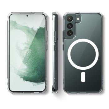Чохол протиударний with Magsafe Magnetic Shockproof на Samsung Galaxy S24 5G - прозорий