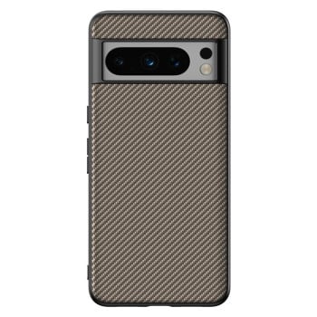 Протиударний чохол Carbon Fiber Texture Printing для Google Pixel 9 Pro XL - золотий