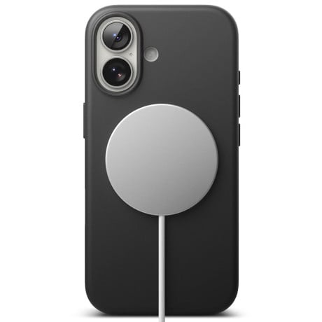 Оригінальний силіконовий чохол Ringke Silicone Magnetic з MagSafe на iPhone 17 - Black