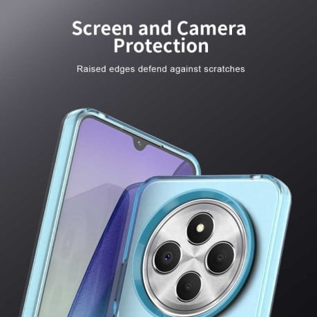 Противоударный чехол Candy Series для Xiaomi Redmi 14C 4G/Poco C75/Redmi A4 5G - синий