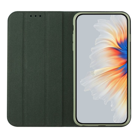 Чехол-книжка 3-Folding Ultrathin Skin Feel для Samsung Galaxy S21 FE 5G - темно-серый