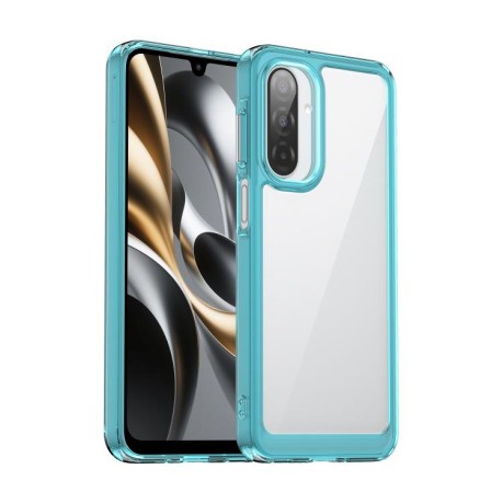 Противоударный чехол Colorful Acrylic Series для Samsung Galaxy A17 5G - синий