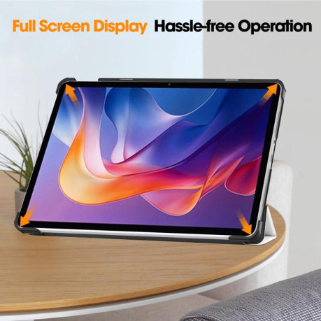 Чохол-книжка Custer Painted 3-Fold Stand Leather для Xiaomi Redmi Pad 2 - Cat