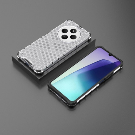 Протиударний чохол Honeycomb на Xiaomi Redmi 14C 4G/Poco C75/Redmi A4 5G - білий
