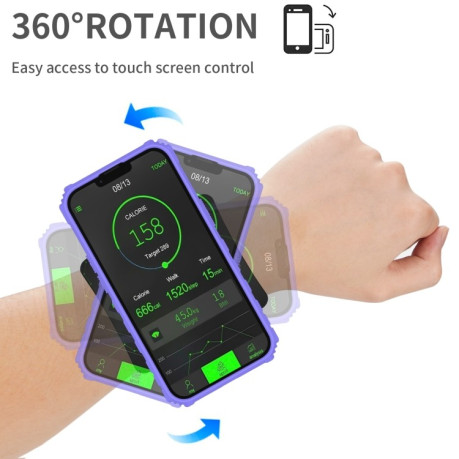 Противоударный чехол Armor Wristband для Samsung Galaxy S21 FE - фиолетовый