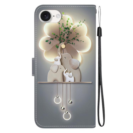 Чехол-книжка Colored Drawing Series на iPhone 16e - разноцветный