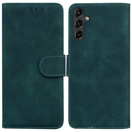 Чохол-книжка Skin Feel Pure Color для Samsung Galaxy A14 5G - зелений