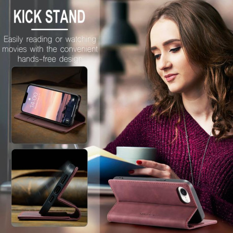 Чехол-книжка CaseMe-013 Multifunctional на iPhone 16e - красный