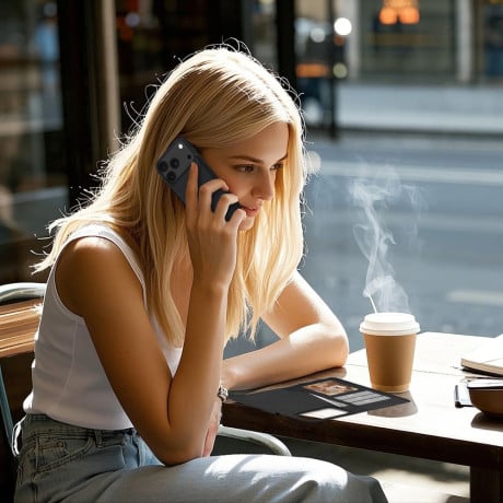 Чохол-книжка Tech-Protect Wallet MagSafe на iPhone 17 Pro - Matte Black