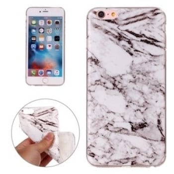 TPU Чехол Marbling Pattern White для iPhone 6 Plus, 6s Plus