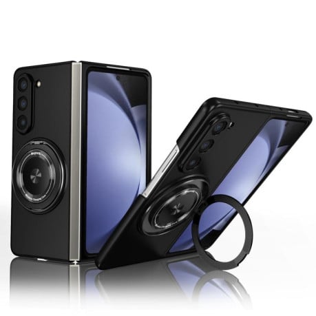 Чехол Kalebol с MagSafe 360 держателем  жёсткая спинка на Samsung Galaxy Fold 7 - черный