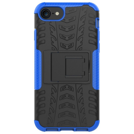Противоударный чехол Tire Texture на iPhone SE 3/2 2022/2020/7/8 - синий