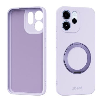 Силіконовий чохол ABEEL Skin-friendly Feel Magnetic Liquid Silicone на OPPO Reno15 F 5G Global — ліловий