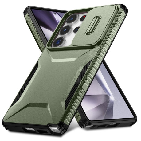 Протиударний чохол Sliding Camshield для Samsung Galaxy S25 Ultra 5G / S25 Ultra 5G - зелений