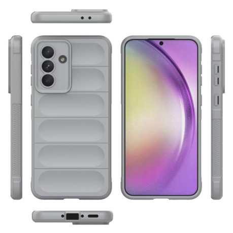 Силіконовий чохол Magic Flannel для Samsung Galaxy A56 5G - сірий