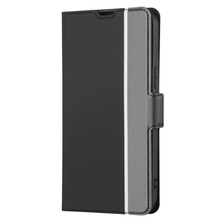 Чохол-книжка Twill Texture Side Button для Realme 12 5G - чорний