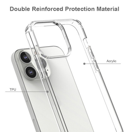 Акриловый противоударный чехол HMC для iPhone 13 Pro - серый