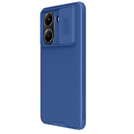 Ударозащитный чехол NILLKIN CamShield Pro на Xiaomi Poco X7 Pro - синий