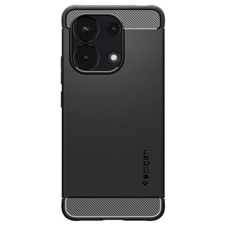 Оригинальный чехол Spigen Rugged Armor на Xiaomi Redmi Note 13 4G - Matte Black