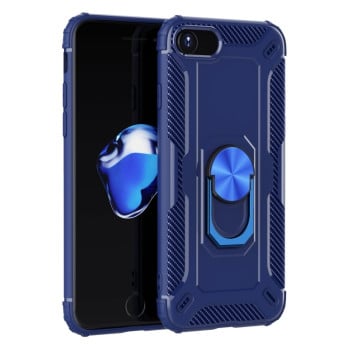 Противоударный чехол Armor 360 Degree Rotation Holder на iPhone SE 3/2 2022/2020/8/7 - синий