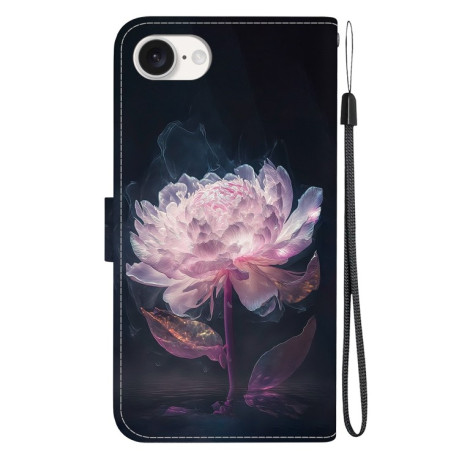 Чехол-книжка Colored Drawing Series на iPhone 16e - Peony