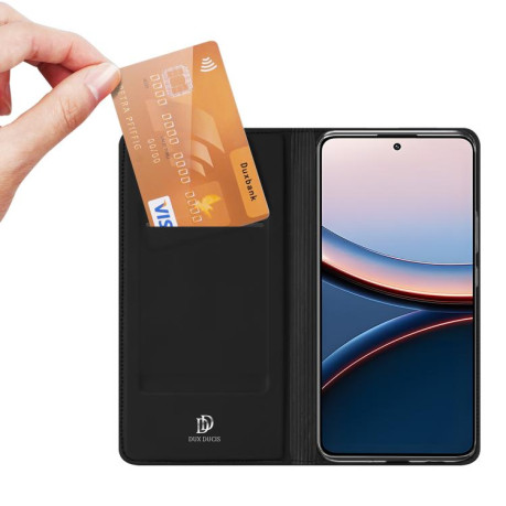 Чехол-книжка DUX DUCIS Skin X Pro Series Magsafe на Xiaomi Poco F7 Ultra / Redmi K80 Pro 5G - черный