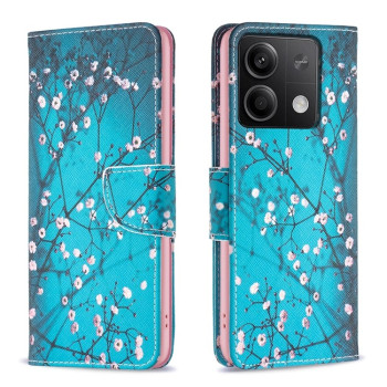 Чехол-книжка Colored Drawing Pattern для Xiaomi Redmi Note 13 5G - Blossom
