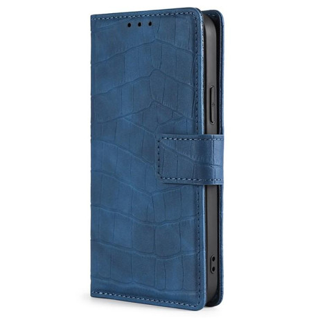 Чехол-книжка Skin Feel Crocodile Texture для OPPO A5 Pro 5G - синий