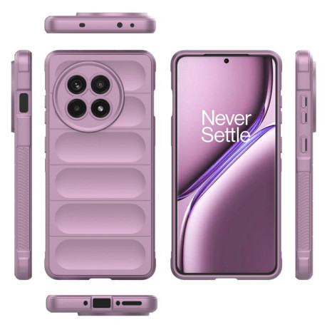 Силіконовий чохол Magic Flannel для OnePlus 13R/Ace 5/Ace 5 Pro/Ace 5 Pro - фіолетовий