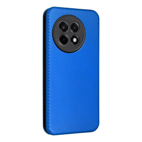 Чехол-книжка Carbon Fiber Texture на OnePlus 13R/Ace 5/Ace 5 Pro - синий