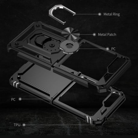 Протиударний чохол Magnetic Ring Holder Samsung Galaxy Flip 5 - червоний