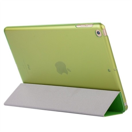 Чехол-книжка Silk Texture на iPad 9/8/7 10.2 (2019/2020/2021) -зеленый