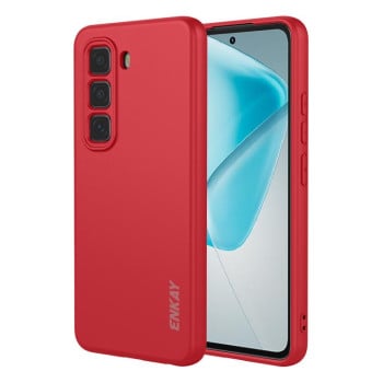 Силиклновый чехол ENKAY Liquid Silicone на Infinix Hot 50 Pro 4G - красный