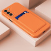 Протиударний чохол Card Slot Design для Samsung Galaxy A14 5G - помаранчевий