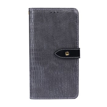 Чехол-книжка idewei Crocodile Texture на Realme X50/X3 - серый
