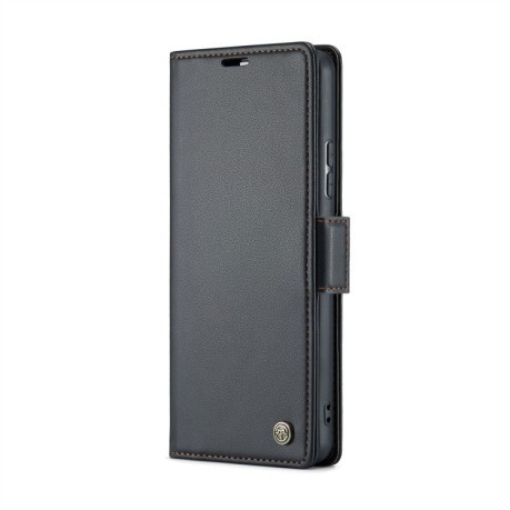 Чохол-книжка CaseMe 023 Butterfly Buckle Litchi RFID Anti-theft Leather для Samsung Galaxy A54 5G - чорний