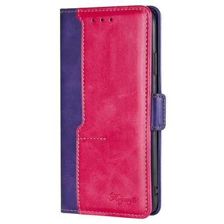 Чехол-книжка Contrast Color для Infinix Note 50 4G - фиолетовый