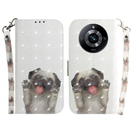 Чохол-книжка 3D Colored Horizontal для Realme 11 Pro 5G/11 Pro+ 5G - Pug