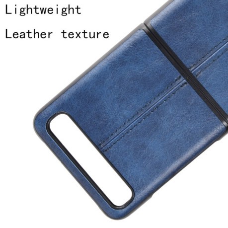 Ударозащитный чехол Sewing Cow Pattern на Samsung Galaxy Z Flip - синий