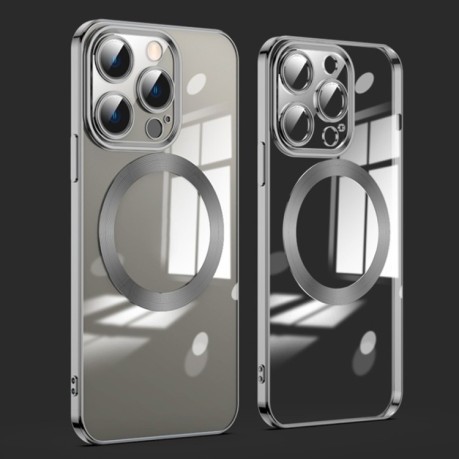 Противоударный чехол Lens MagSafe для iPhone 15 Pro Max - черный